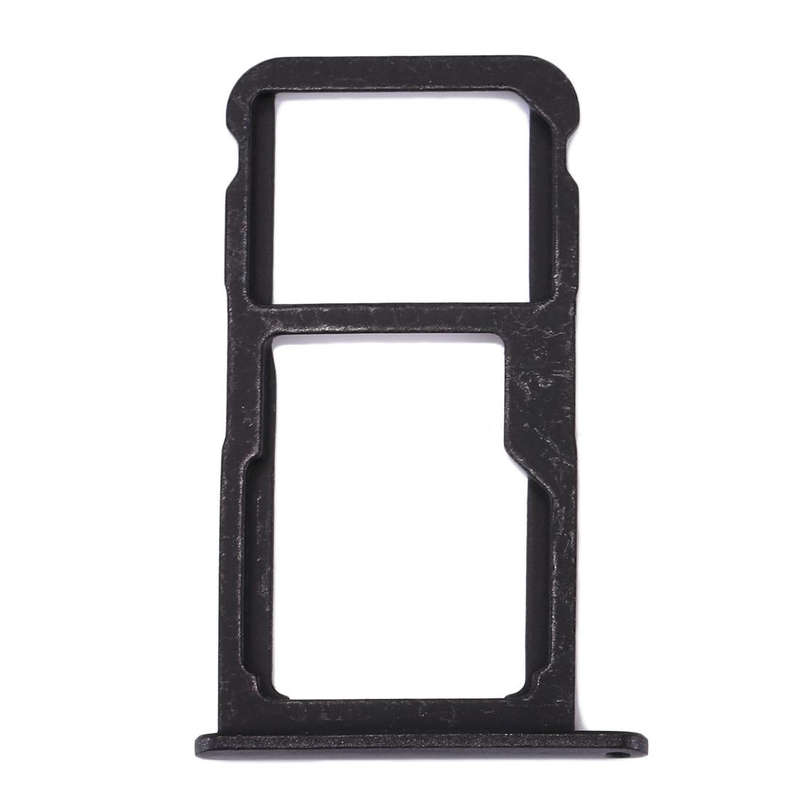 For Huawei Honor 8 Lite / P8 Lite 2017 SIM Card Tray & SIM / Micro SD Card Tray(Black)