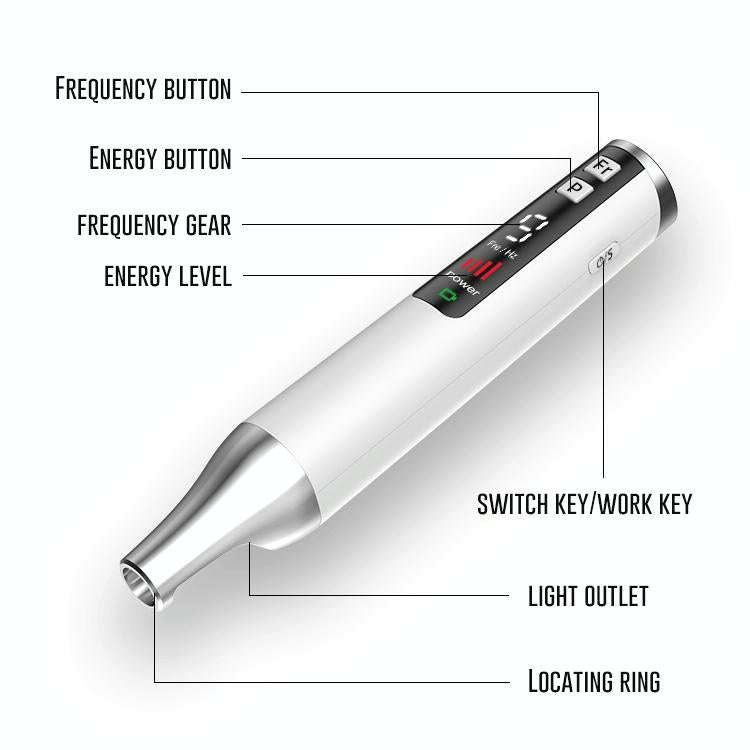 AA-A401 Small Freckle and Mole Removal Pen Tattoo and Eyebrow Removal Beauty Instrument, Color: R...