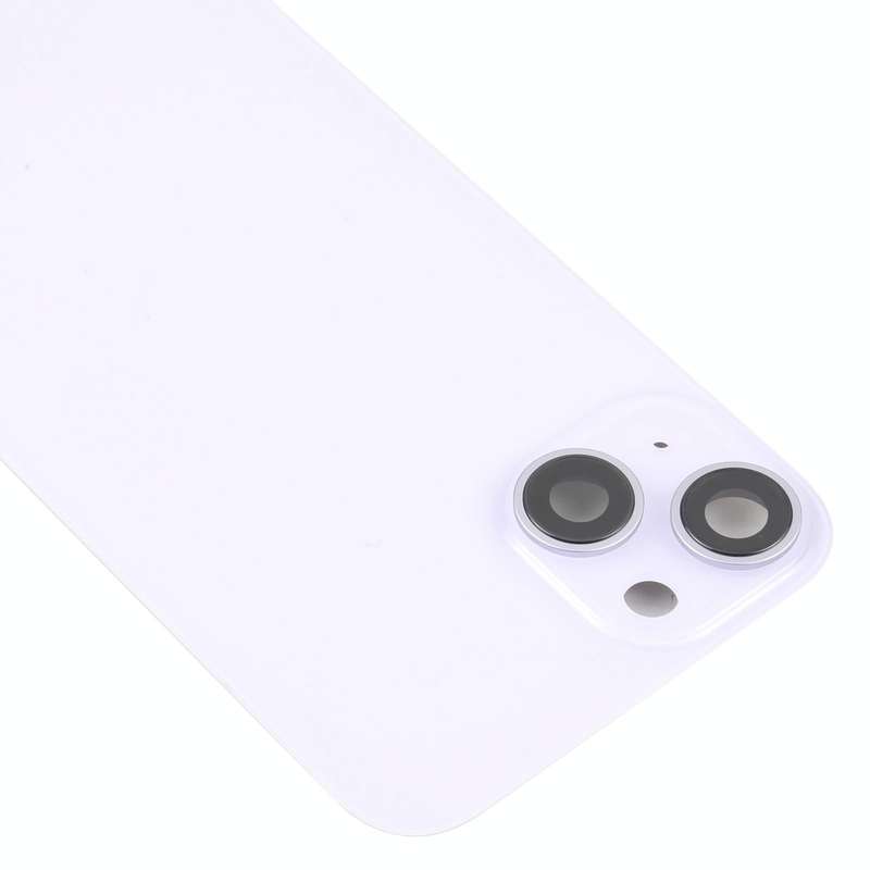 For iPhone 14 Back Housing Cover with Camera Lens(Purple)