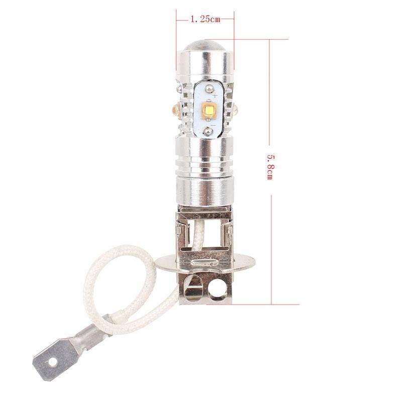 H3 25W 1250LM 6500K White Light 5 XT-E LED Car Foglight , Constant Current , DC12-24V ( Silver + ...