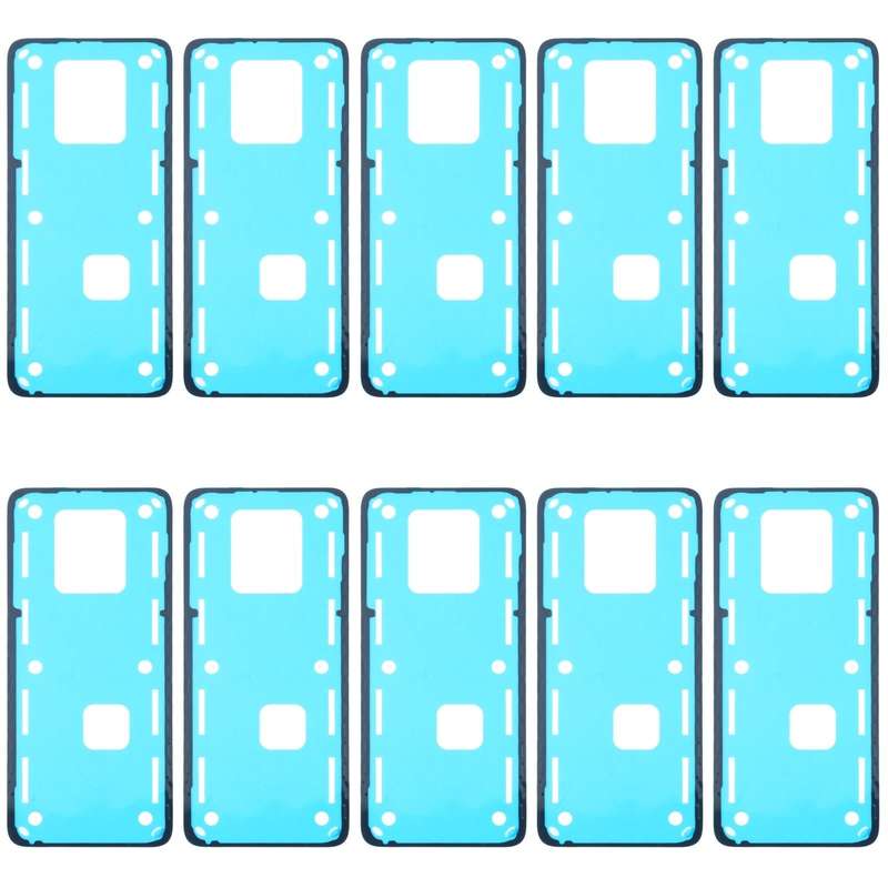 10 PCS Back Housing Cover Adhesive for Xiaomi Redmi 10X 5G / Redmi 10X Pro 5G