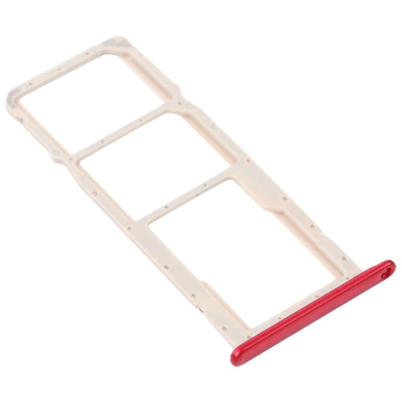 SIM Card Tray + SIM Card Tray + Micro SD Card Tray for Honor 8A 2020 (Red)