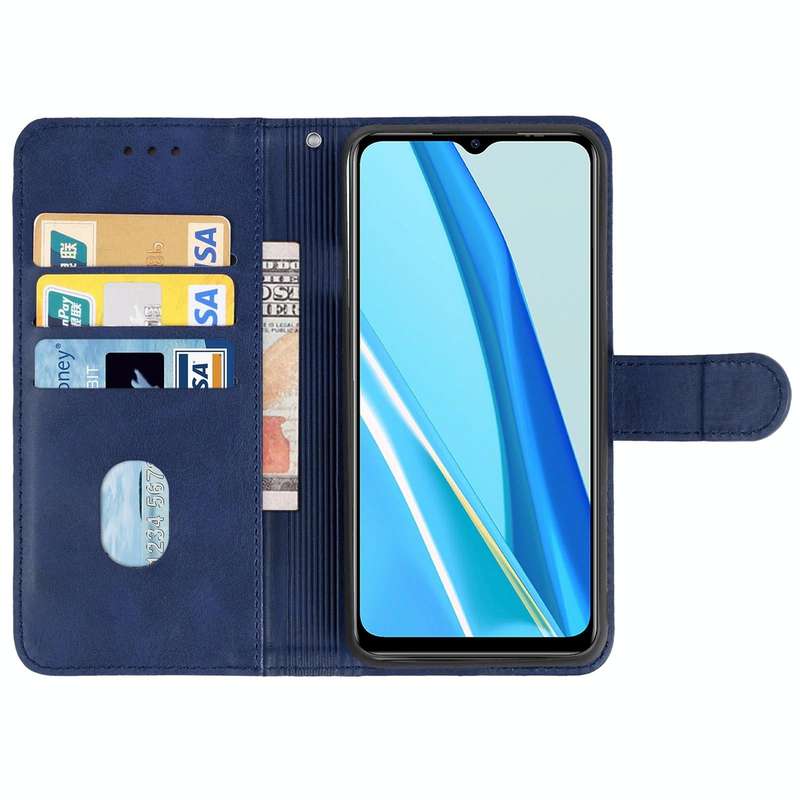 For itel A49 Leather Phone Case(Blue)