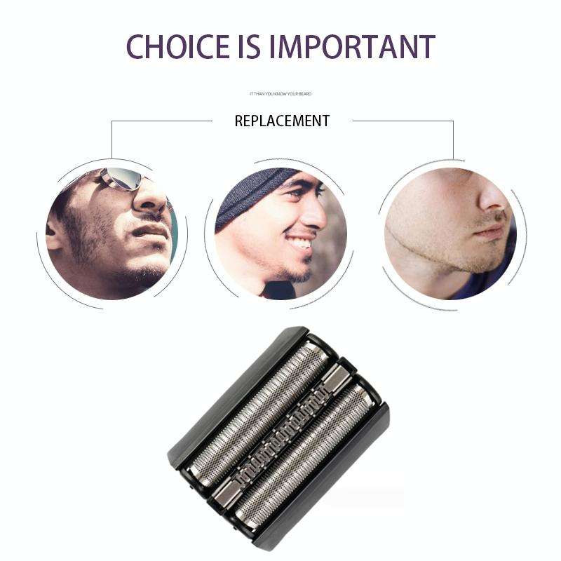 For Braun 52B/52S Electric Shaver Head Omentum Assembly, Style: With Words