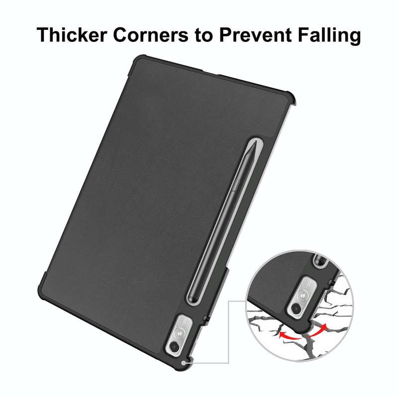 For Lenovo Tab P11 Pro Gen2 11.2 inch 2022 ENKAY Tri-fold Custer Texture Leather Stand Smart Case...