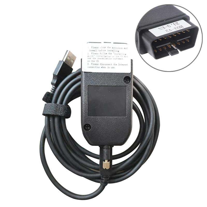 HEX ATMEGA162+16V8B+FT232RQ VAG 21.9 OBD2 Test Cable for Volkswagen / Audi, Software Version: Swe...