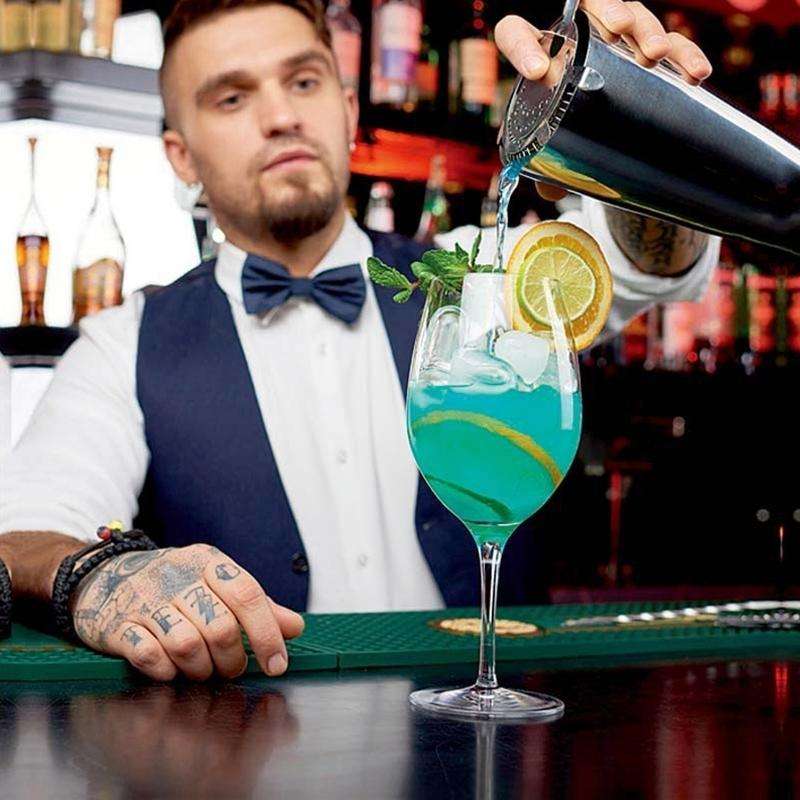 Bamboo and Wood Rack Bartending Tool Set, Spec: K10-25