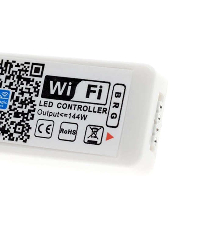 Smart Phone Control Music and Timer Mode Home Mini WIFI LED RGB Controller, type:RGBW Controller
