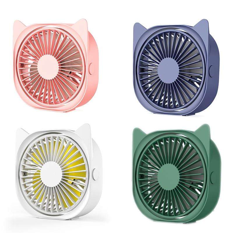 M105 Desktop Mini Cute Portable USB Fan(Sky White)