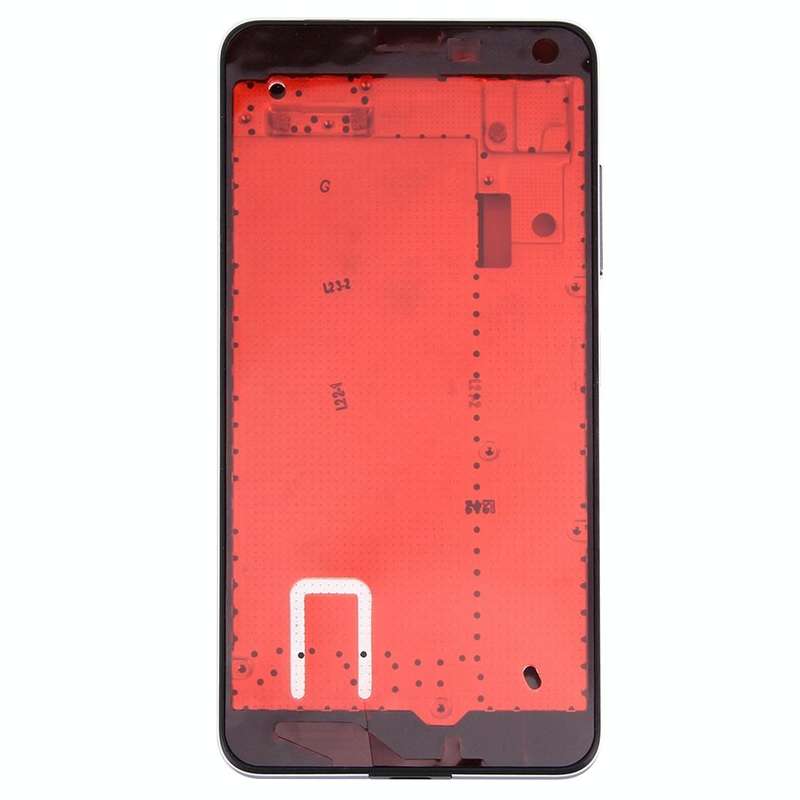 Front Housing LCD Frame Bezel Plate for Microsoft Lumia 650 (Black)