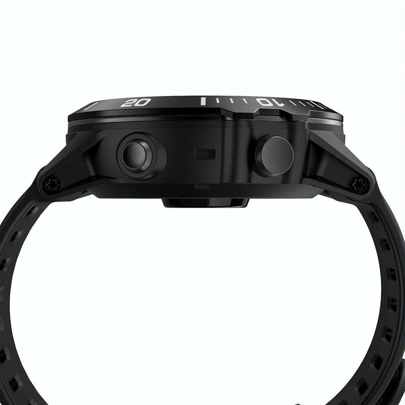 For Garmin Fenix 3/3 HR Smart Watch Steel Bezel Ring, A Version(Black Ring White Letter)