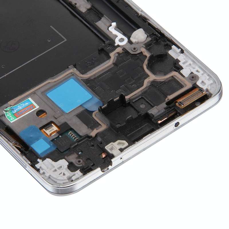 Original LCD Display + Touch Panel with Frame for Galaxy Note III / N900(White)
