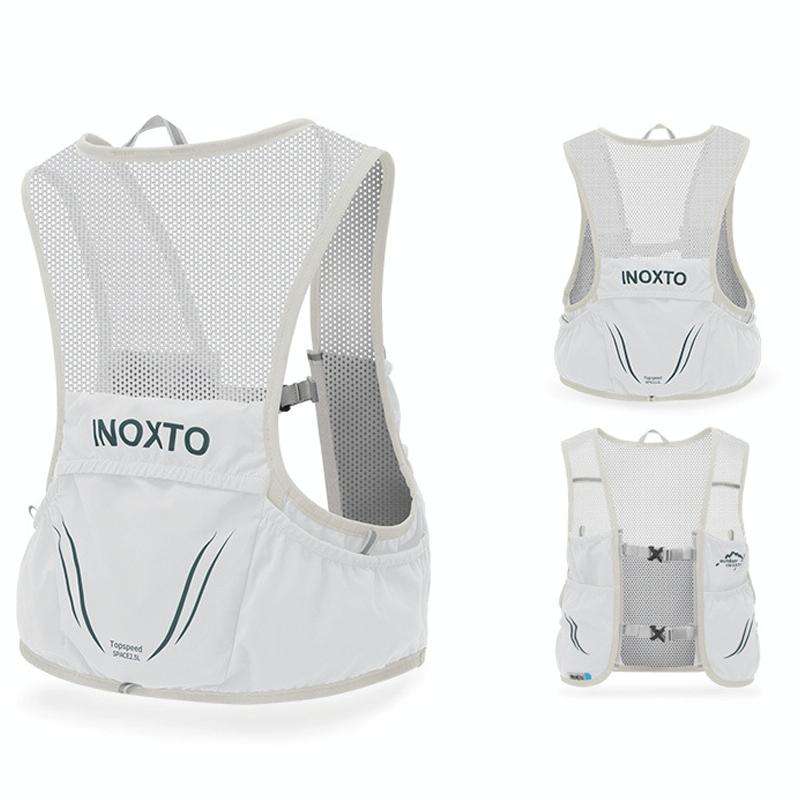 INOXTO Outdoor Cycling Off-Road Multifunctional Hydration Backpack, Size: Small(Light Gray With I...
