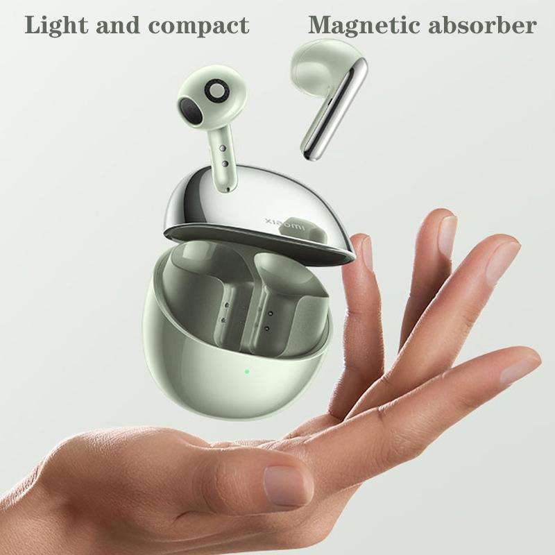 Original Xiaomi Buds 4 Wireless Bluetooth 5.3 3 Mic Active Noise Reduction Earphone(Green)