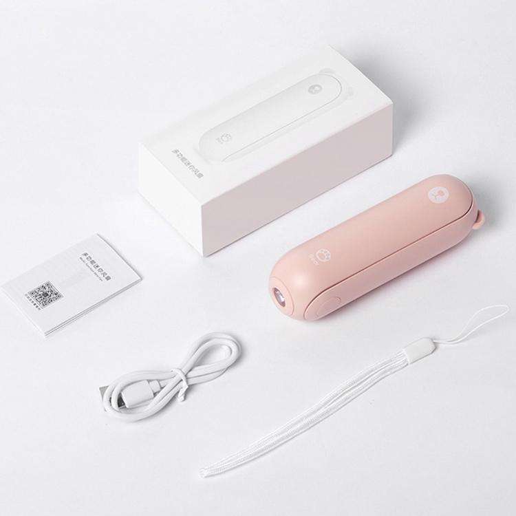 Xiaomi Youpin JISULIFE F8X Upgrade Version Multifunctional Mini Fan Handheld Folding Fan (White)