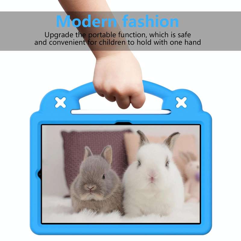 For Samsung Galaxy Tab S6 Lite 10.4 2020/2022 Handle Kickstand Children EVA Shockproof Tablet Cas...