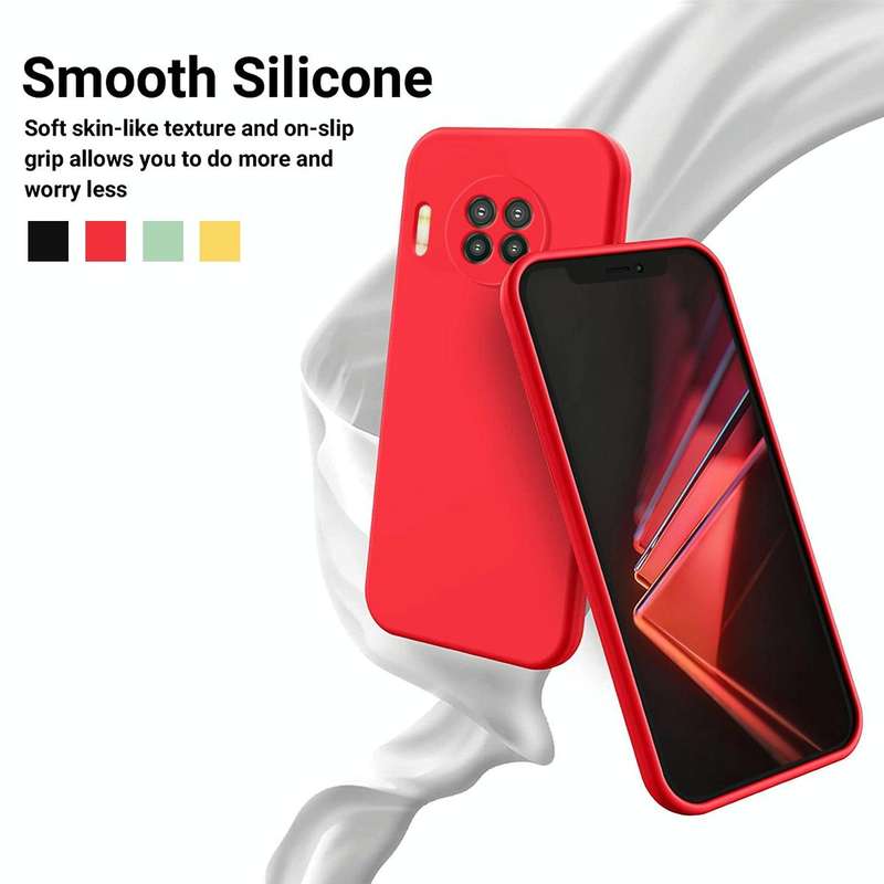 For Hisense Infinity H50 Zoom Pure Color Liquid Silicone Shockproof Phone Case(Red)
