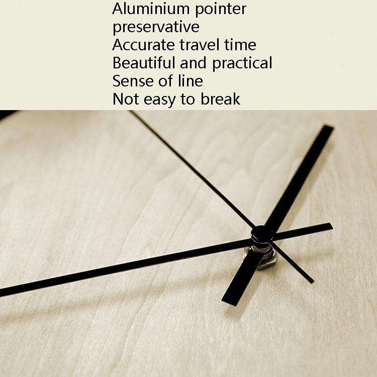 Personality Creative Wall Clock Retro Silent Minimalist Decorative Clock(Black and White)