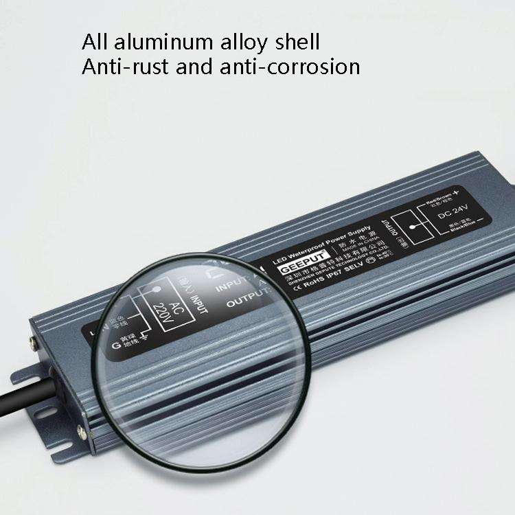 GEEPUT 220V To 24V LED Waterproof Power Supply Switch Transformer, Model: 1.25A 30W