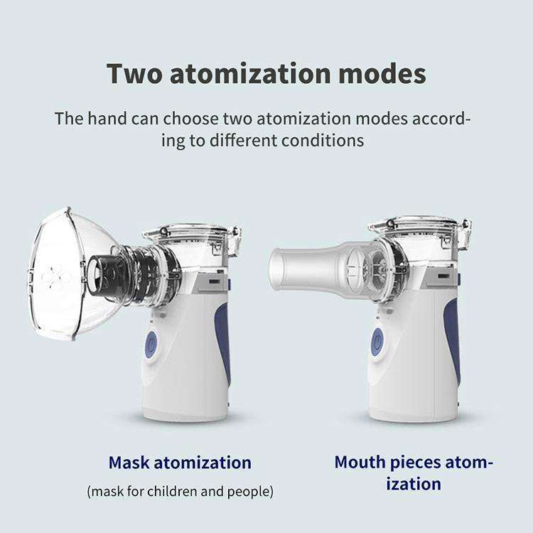 Portable Ultrasonic Nebulizer Mini Handheld Inhaler Respirator Health Care Home Machine Atomizer ...