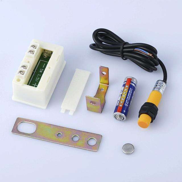 LCD Digital Display Punch Magnetic Induction Reciprocating Rotary Electronic Counter