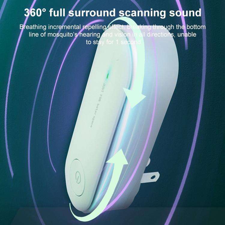Ultrasonic Mosquito Repellent Electronic Mosquito Killer, Plug Type:US Plug(Black)