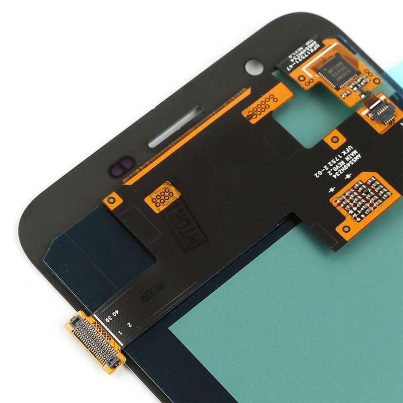 Original Super AMOLED LCD Screen for Galaxy J7 Duo / J720 with Digitizer Full Assembly (Gold)