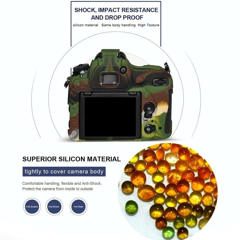 Pixel P001 For Nikon D750 Camera Silicone Protector Case(Black)