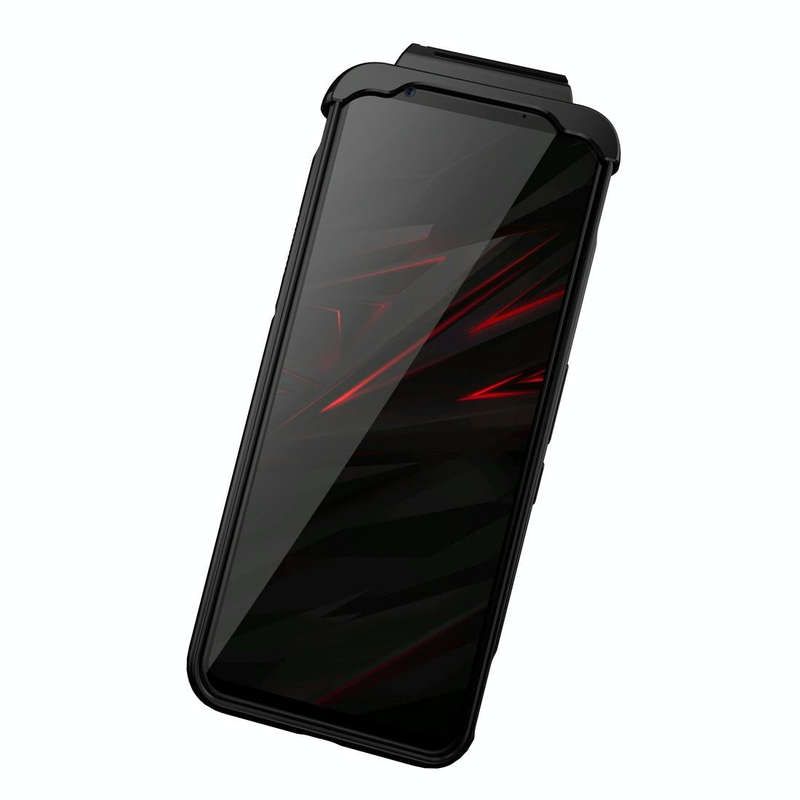 For ZTE nubia Red Magic 5G / 5S Butterfly Shadow Shockproof Rubber TPU Protective Case(Black)