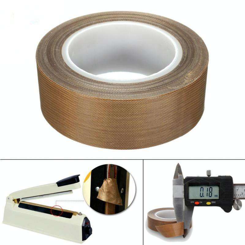 Teflon High Temperature Resistant Cloth Tape Sealing Machine Heat Insulation Tape, Size: 10m x 13mm