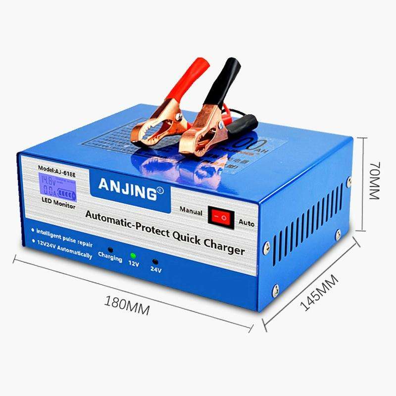 ANJING AJ-618E Battery Charger Car Battery Repairer, Model: US Plug