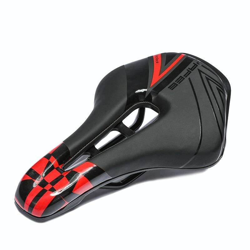 YAFEE YF-1128 Bicycle Seat Saddle Mountain Bike Seat(Red)