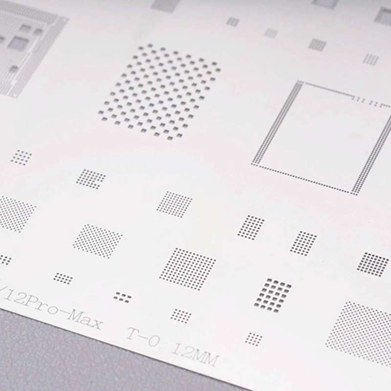 Mijing iPH-15 0.12mm BGA Reballing Stencil Planting for iPhone 12 / 12 Mini / 12 Pro / 12 Pro Max