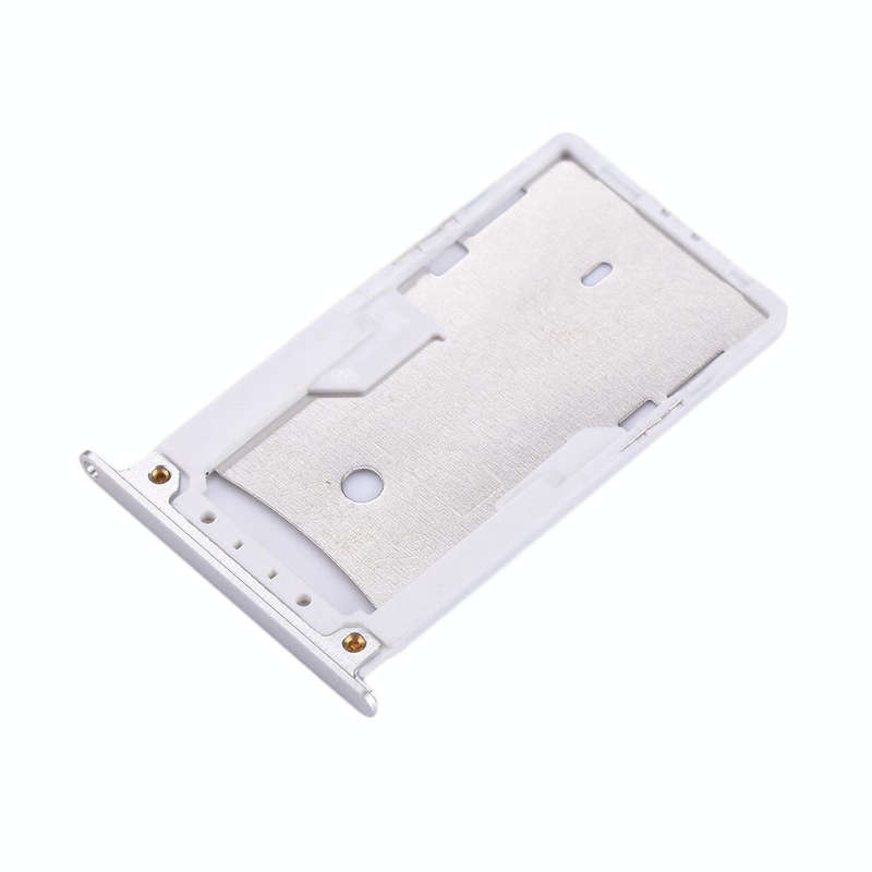 For Xiaomi Redmi Note 4 SIM & SIM / TF Card Tray(Silver)