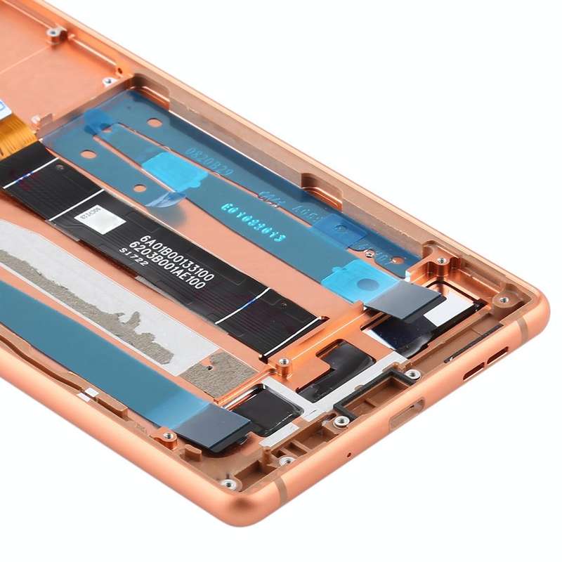 TFT LCD Screen for Nokia 3 TA-1032 Digitizer Full Assembly with Frame & Side Keys (Gold)