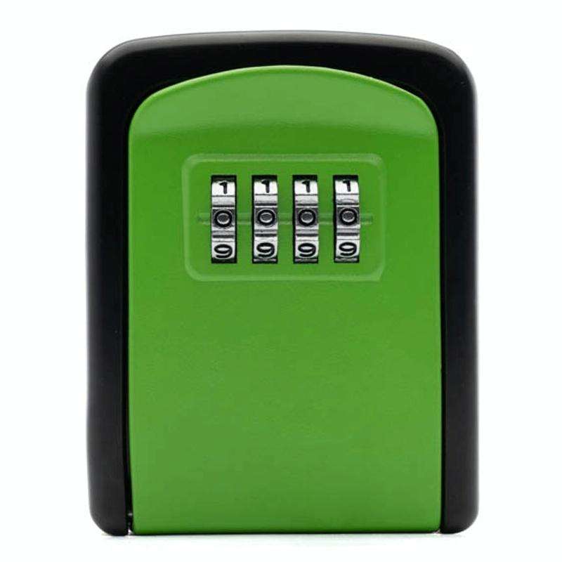 G9 4-digit Password Aluminum Alloy Key Storage Box(Green)