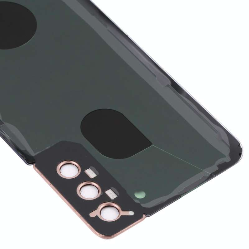 For Samsung Galaxy S21+ 5G Battery Back Cover with Camera Lens Cover (Pink)