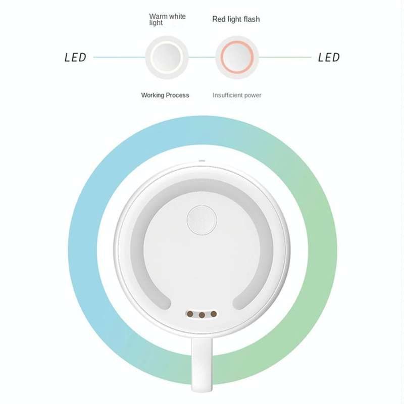 Wireless Charging Outdoor Portable Mini Electric Juicer (White)