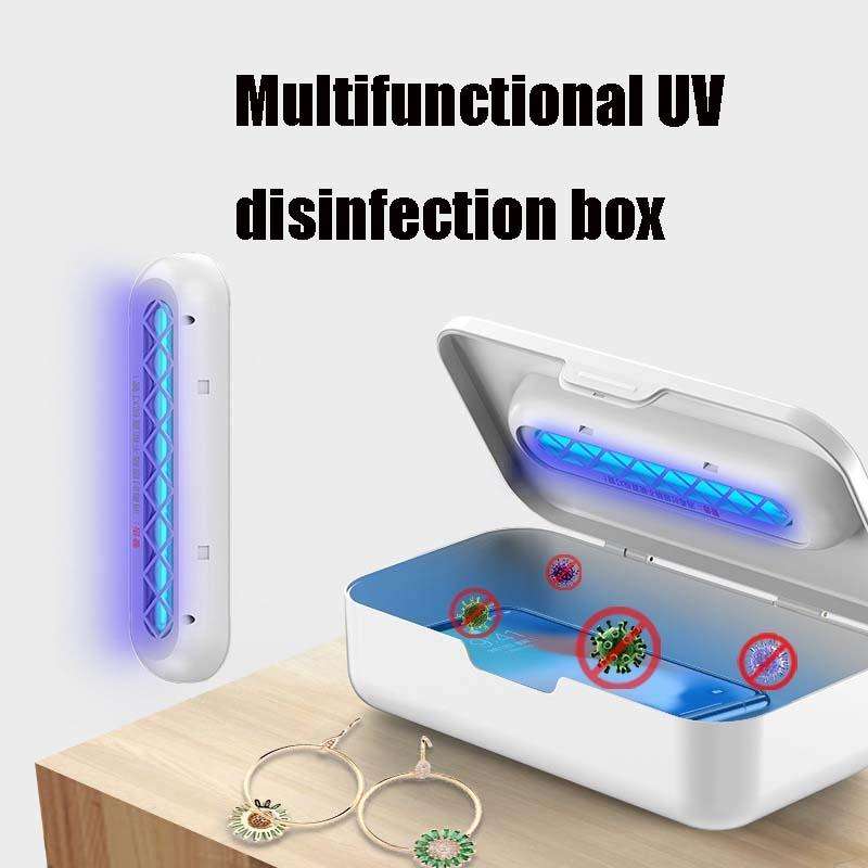 XD003 Underwear UV Sterilization Machine Cosmetic Brush Storage Disinfection Box(White)