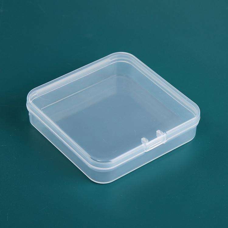 20 PCS Square Plastic Box With Cover Transparent Storage Box PP Parts Tool Box Electronic Compone...