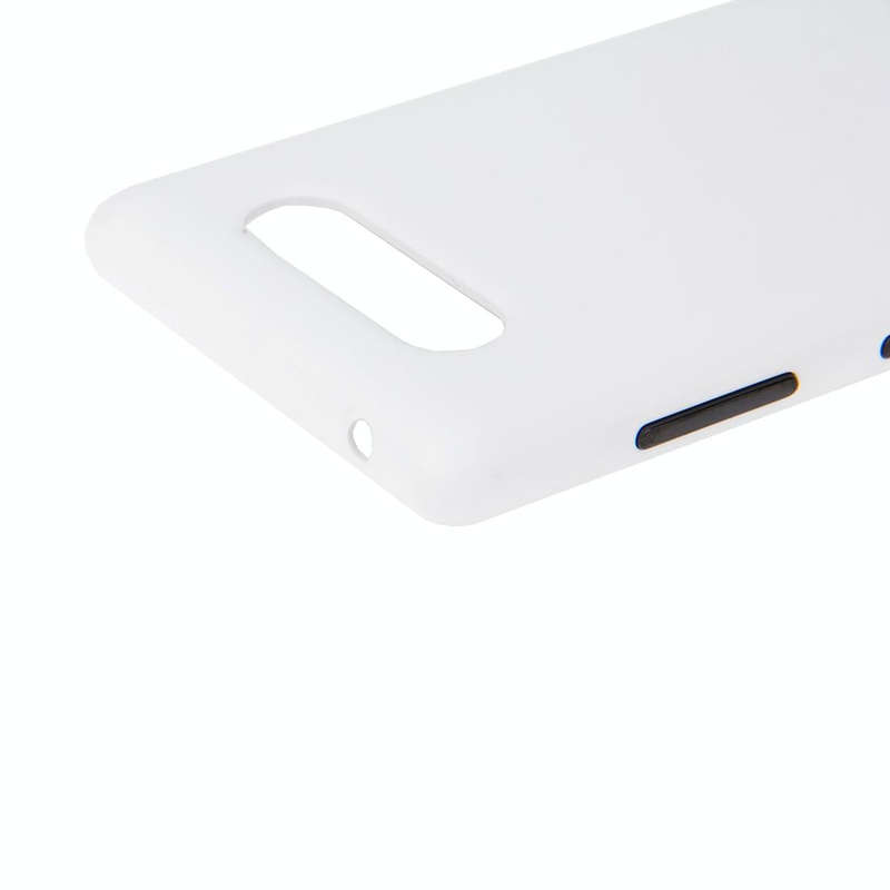 Solid Color NFC Battery Back Cover for Nokia Lumia 820(White)