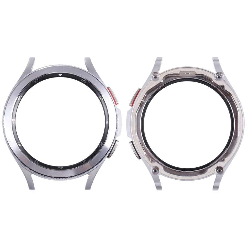Original LCD Screen Frame Bezel Plate For Samsung Galaxy Watch4 Classic 46mm SM-R890 R895(Silver)