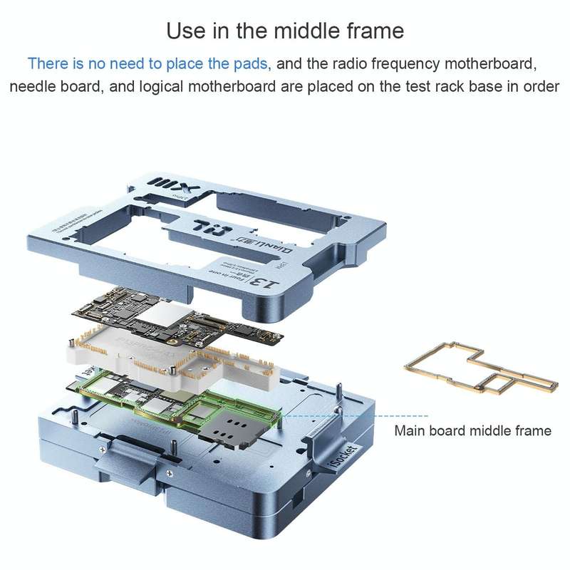 Qianli iSocket Motherboard Layered Test Fixture For iPhone 13 Series