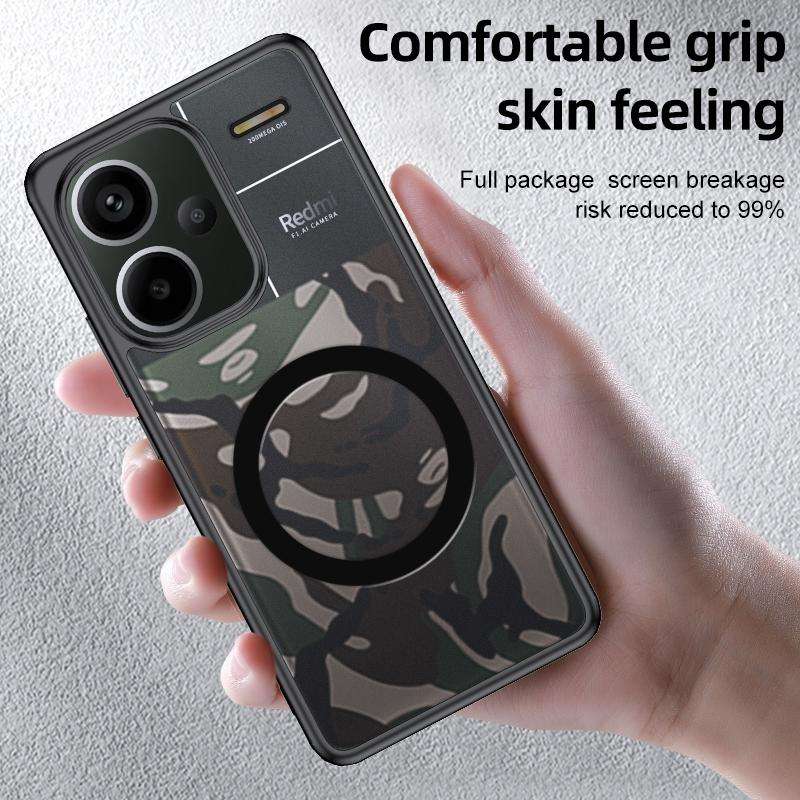 For Xiaomi Redmi Note 13 Pro+ Armor Clear TPU Hard PC Phone Case(Clear)