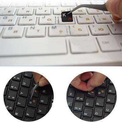 Russian Learning Keyboard Layout Sticker for Laptop / Desktop Computer Keyboard