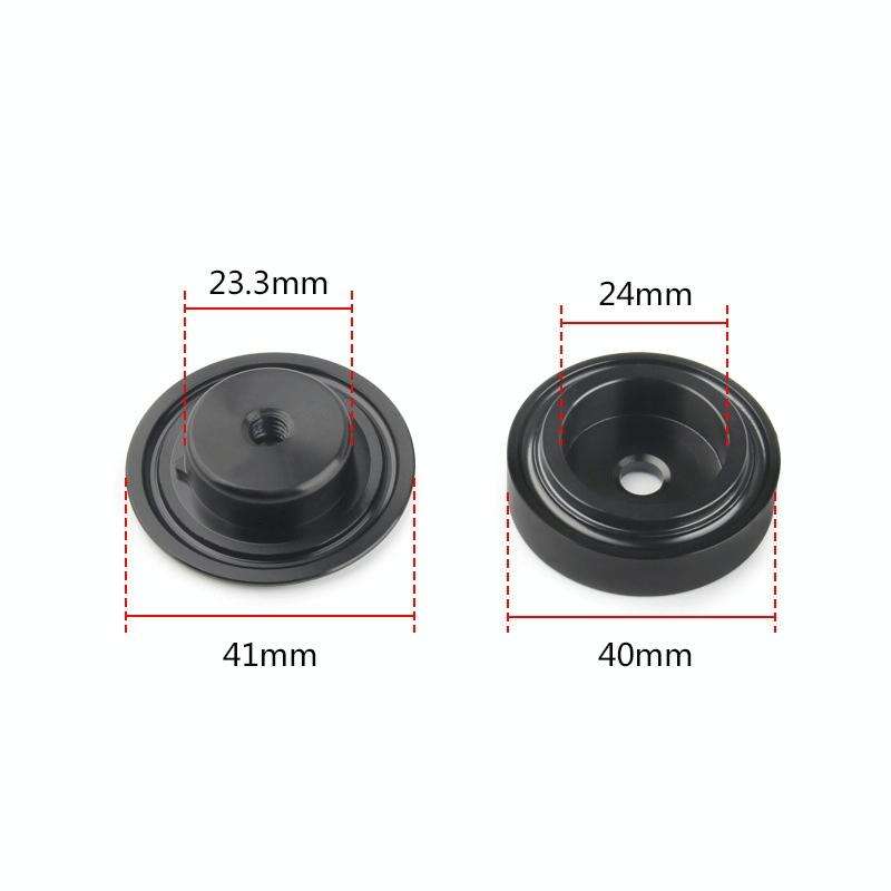 Car 40mm Rear Wiper Arm Cover for Honda Civic / Acura RSX Integra(Black)