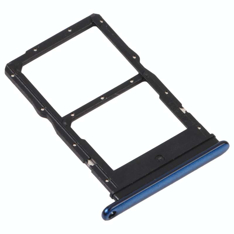 SIM Card Tray + SIM Card Tray / NMicro Card Tray for Honor X10 Max 5G (Blue)