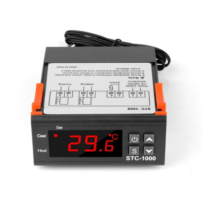 STC-1000 24V Digital Temperature Controller LED Temperature Regulator Thermostat for Incubator Re...