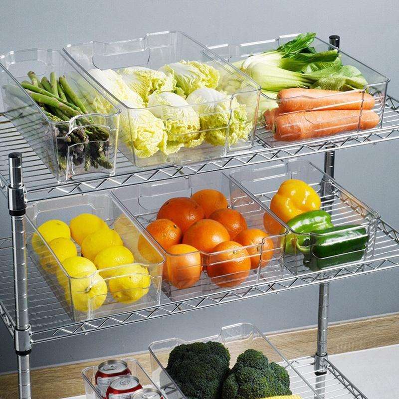 Kitchen Transparent Refrigerator Storage Box Pull-out Cans Beverage Bottle Storage Box, Specifica...