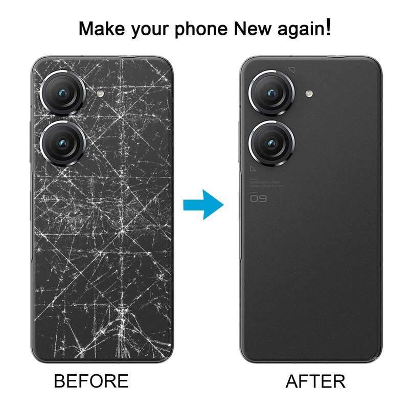 For Asus Zenfone 9 AI2202 Original Battery Back Cover with Camera Lens Cover(Blue)